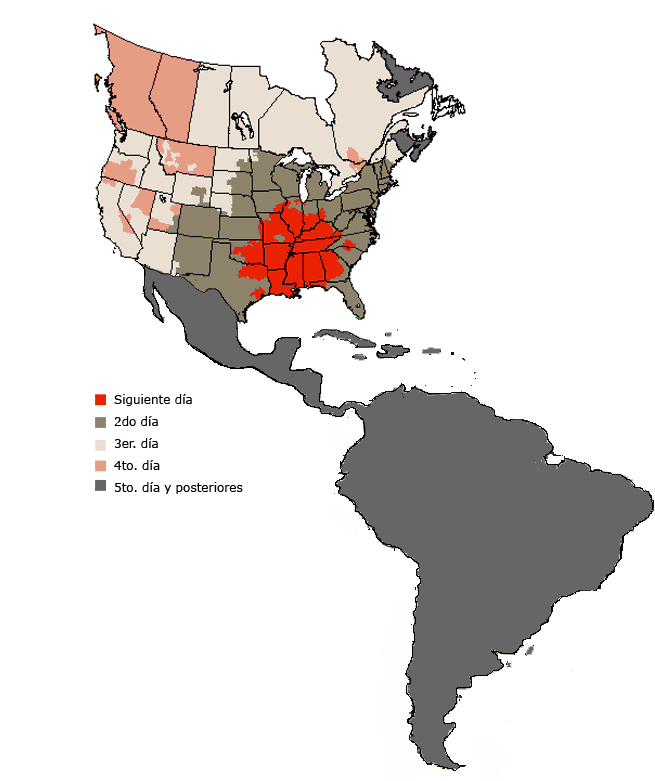 shipping map